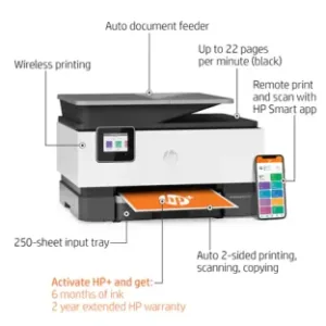 HP OfficeJet 3830 All-in-One Wireless Printer with Mobile Printing, HP Instant Ink